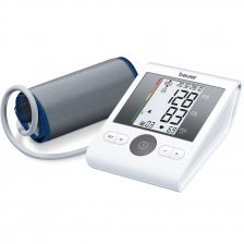 فشارسنج دیجیتال بازویی همراه با هشدار زمان اندازه گیری و آداپتور بیورر آلمان مدل BEURER BM28